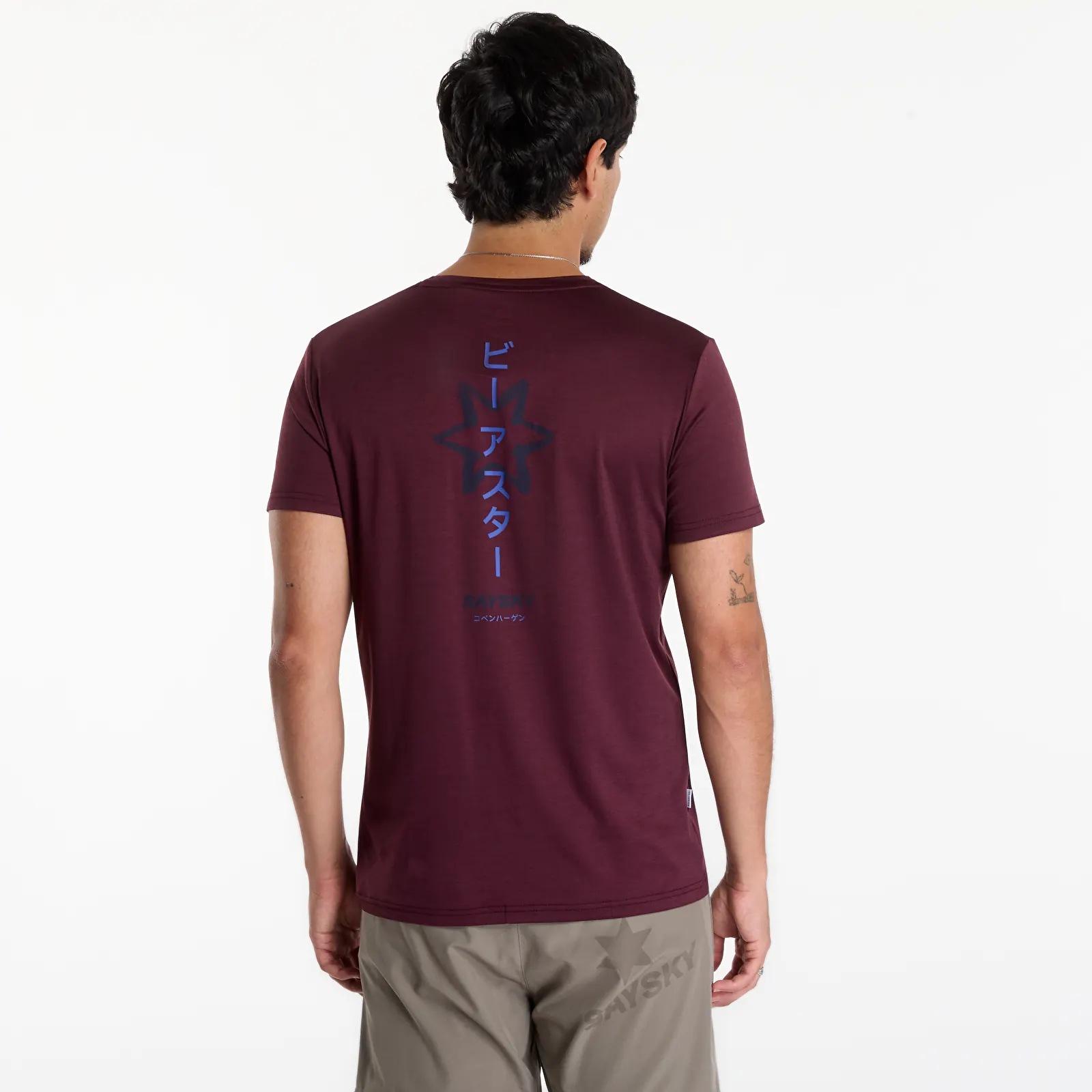 T-shirts  SAYSKY Statement Pace T-Shirt Burgundy