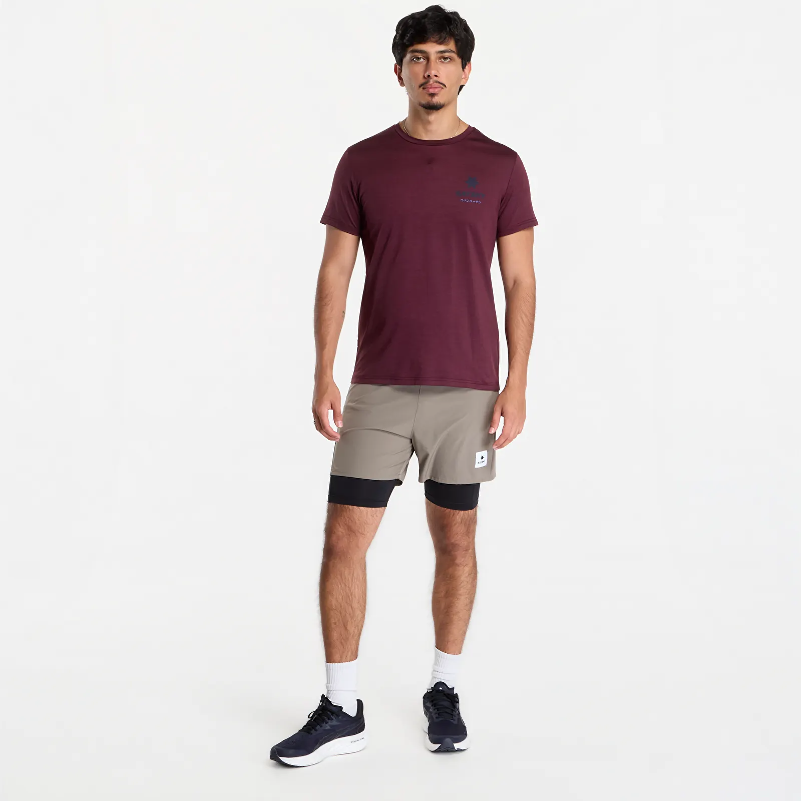 T-shirts  SAYSKY Statement Pace T-Shirt Burgundy