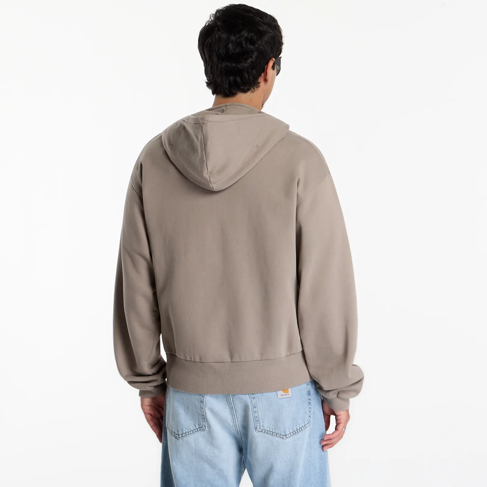 Hanorace Umbro Authority Zipped Hoodie Greige