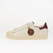adidas Superstar II Core White/ Maroon/ Cream White
