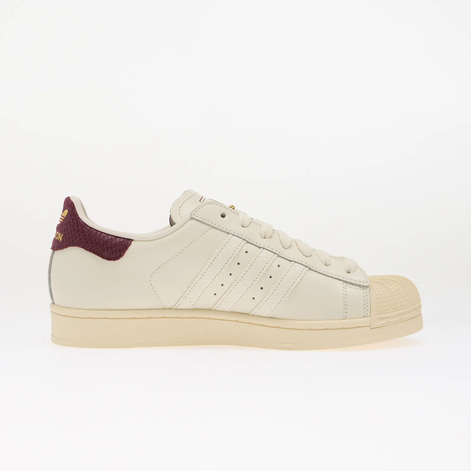 Men's shoes adidas Superstar II Core White/ Maroon/ Cream White