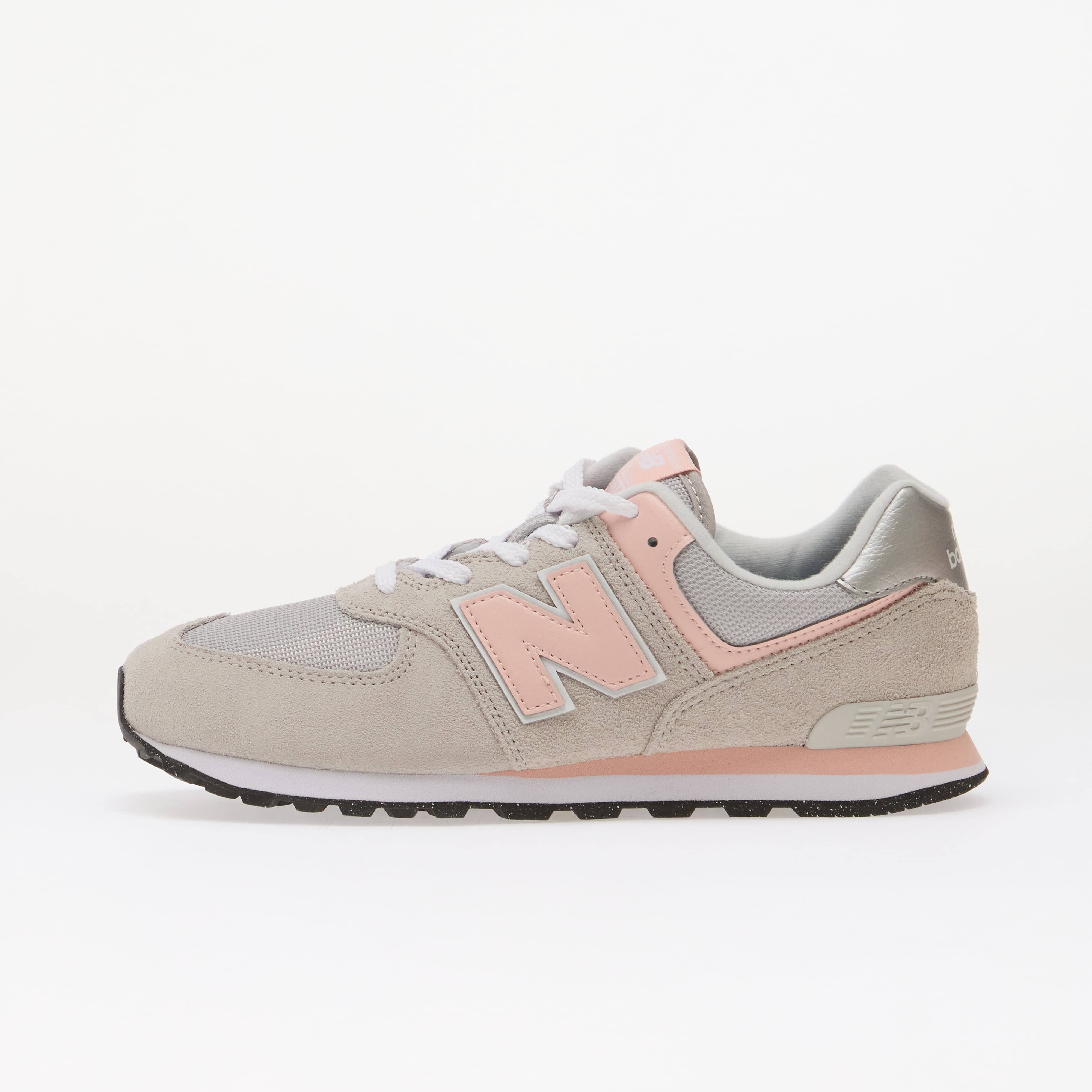 Pantofi New Balance 574 Kids Rain Cloud/ Pink Haze Evk 5.5