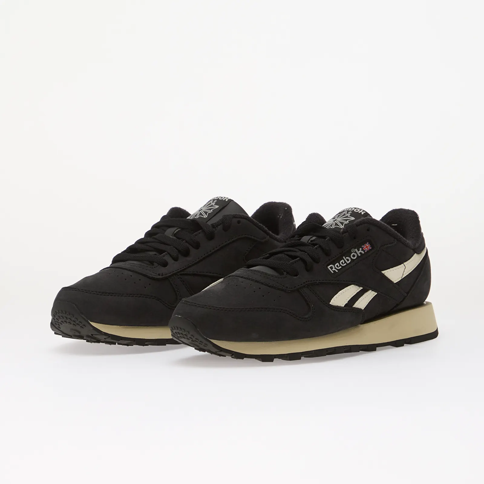 Sneakerși pentru bărbați Reebok Classic Leather Black/ Ftwr White/ Chalk