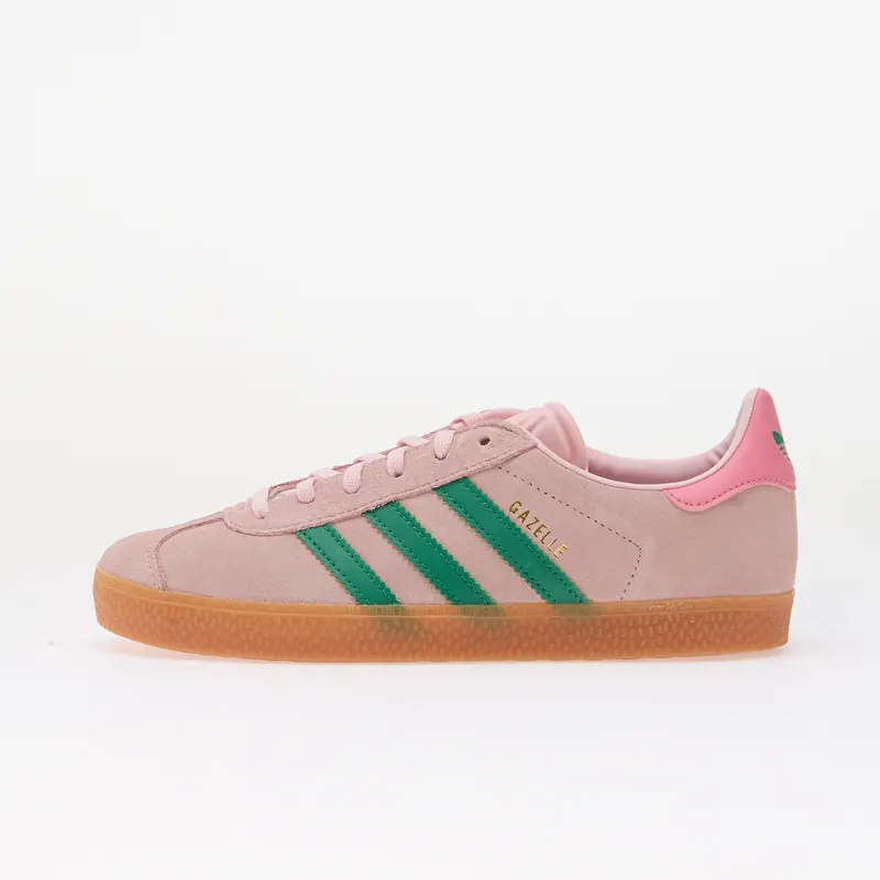 adidas Gazelle Kids Clear Pink/ Court Green/ Bliss Pink