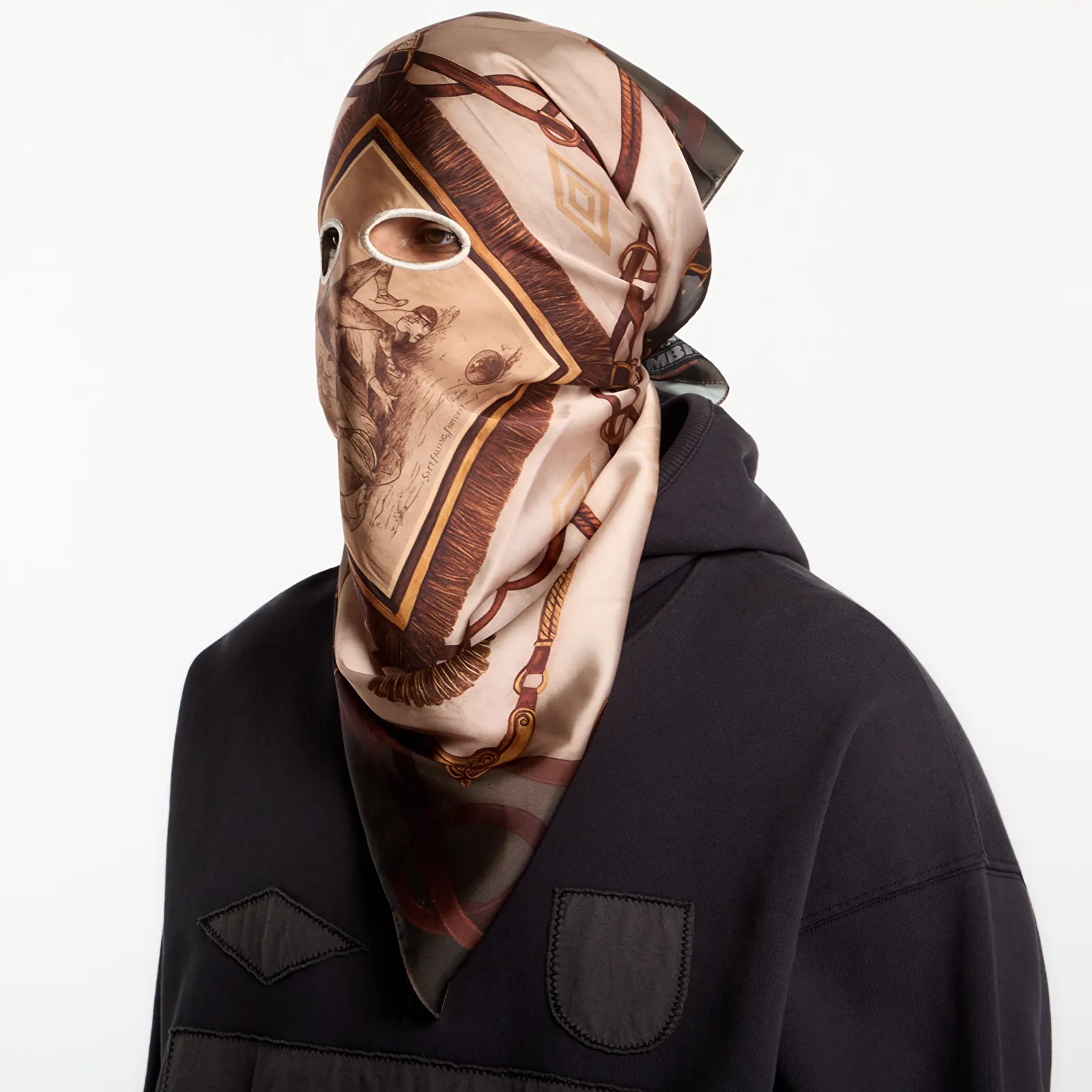 Men's scarves Umbro Belt Masked Foulard Brown Olive Beige
