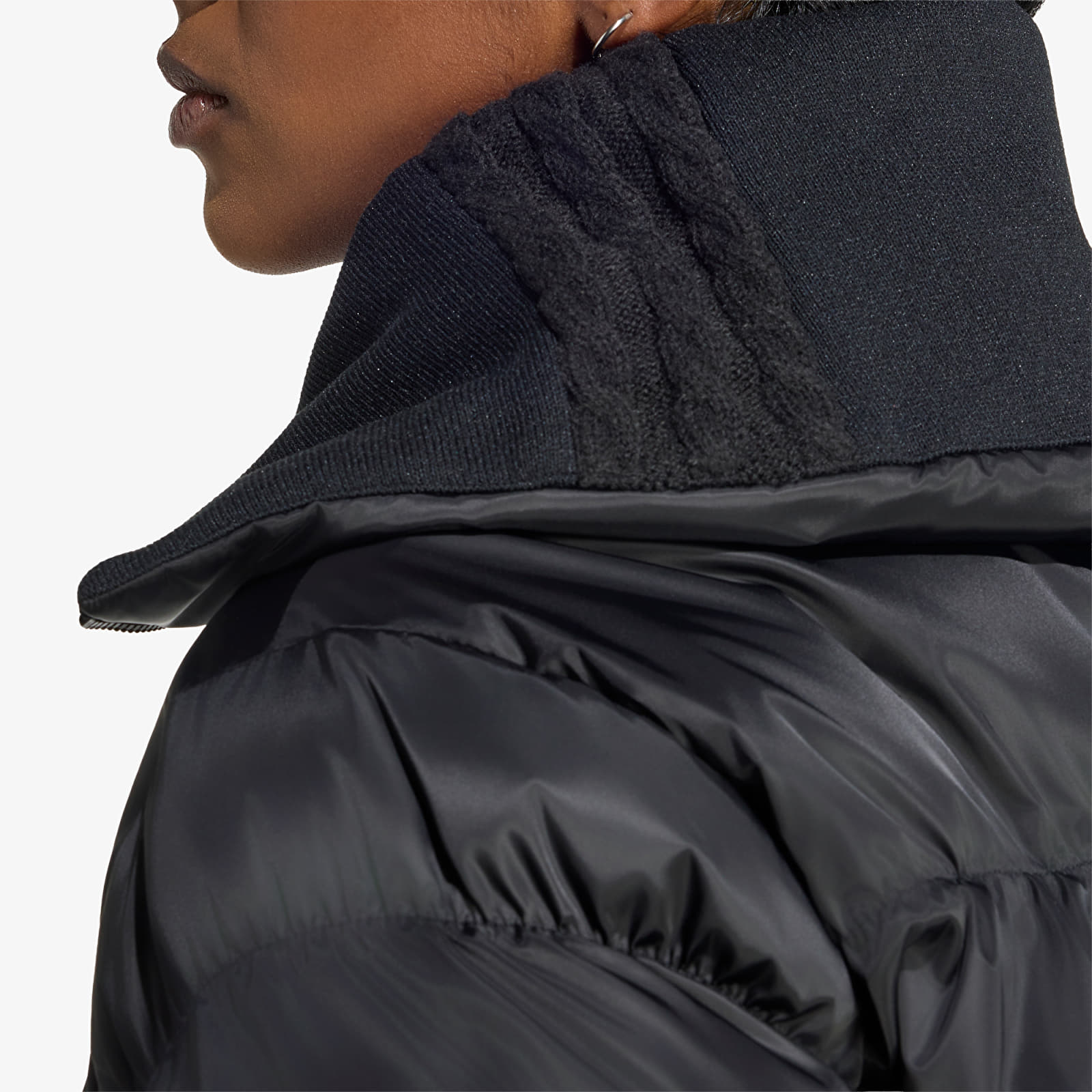 Якета adidas Knitted Puffer Jacket Black