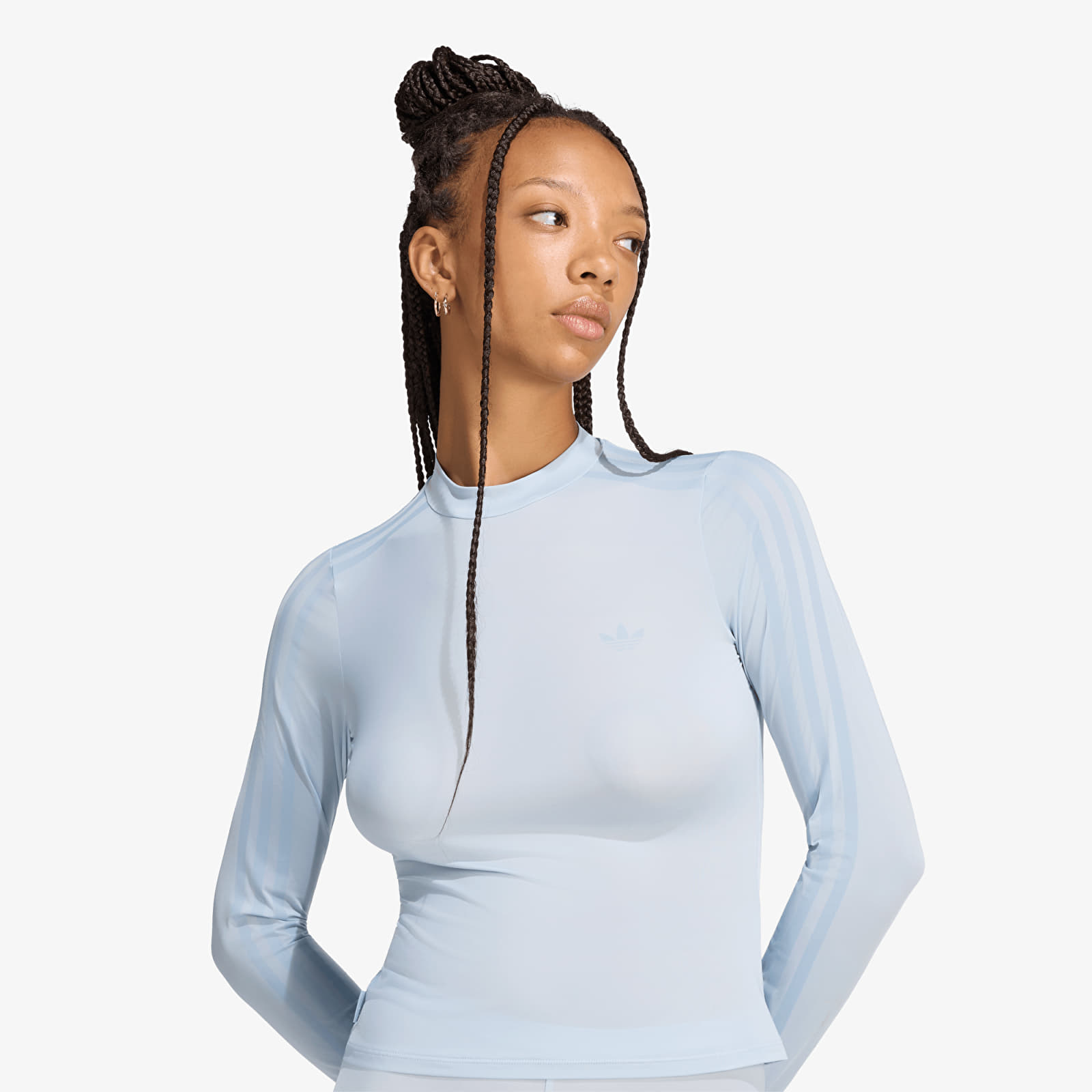 T-shirts adidas Adiluna Season 2 x Jennie Sheer Long Sleeve Tee Wonder Blue