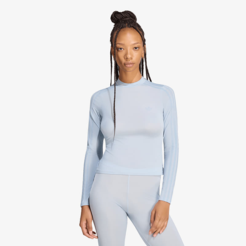 adidas Adiluna Season 2 x Jennie Sheer Long Sleeve Tee Wonder Blue