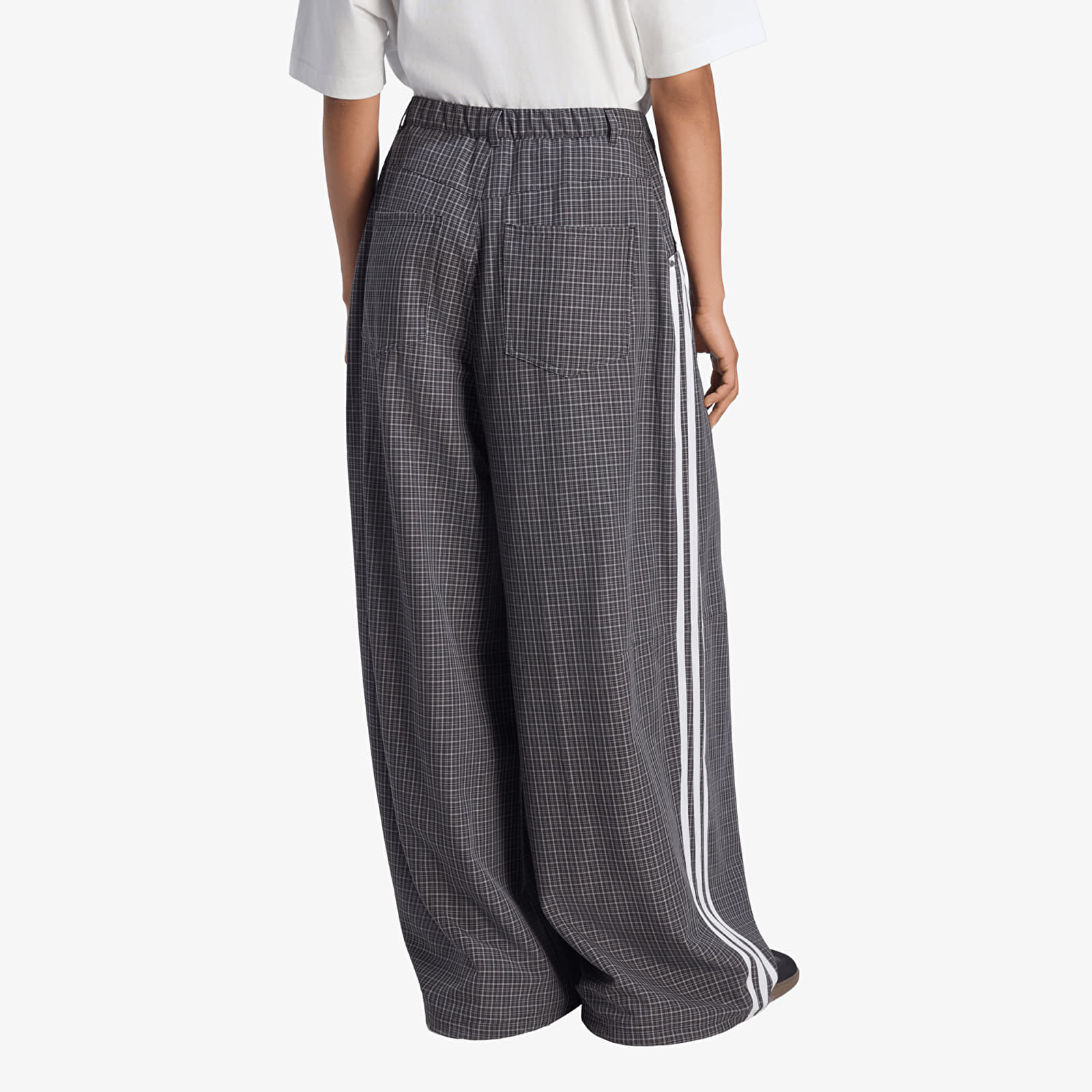 Pants adidas Badigirl Checks Trouser Loose Pants Black/ Grey Three/ Utility Black