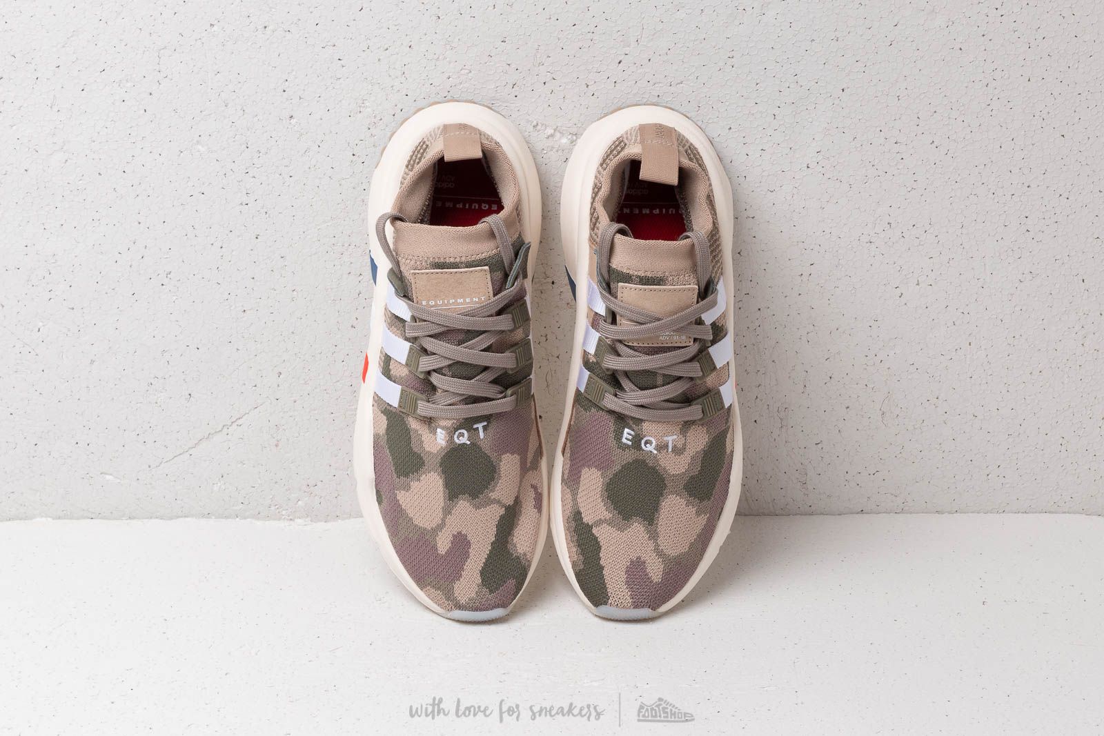 Eqt support mid adv khaki on sale trace cargo & white