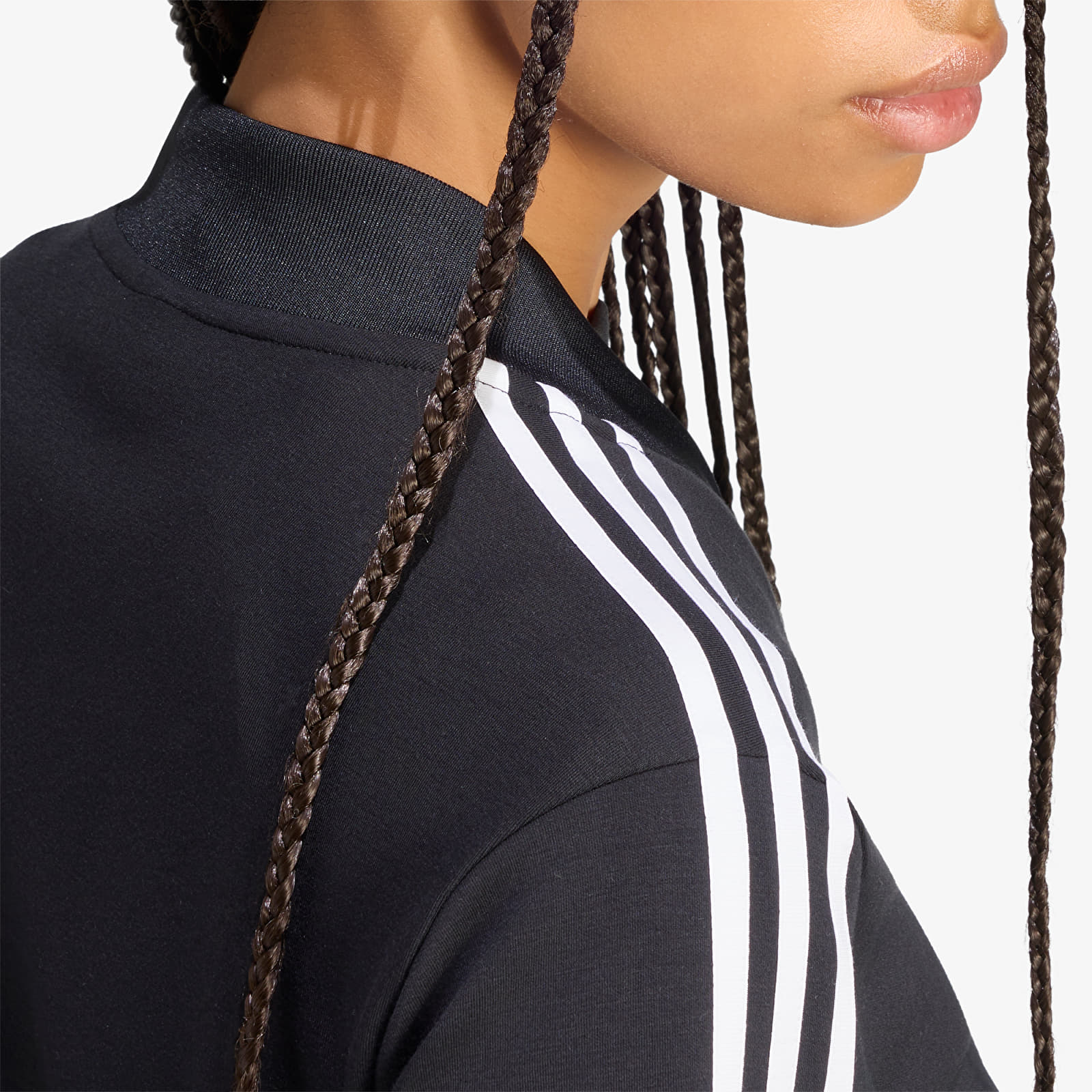 Dukserice adidas Adiluna Season 2 Wrap Around Sstr Track Top Black