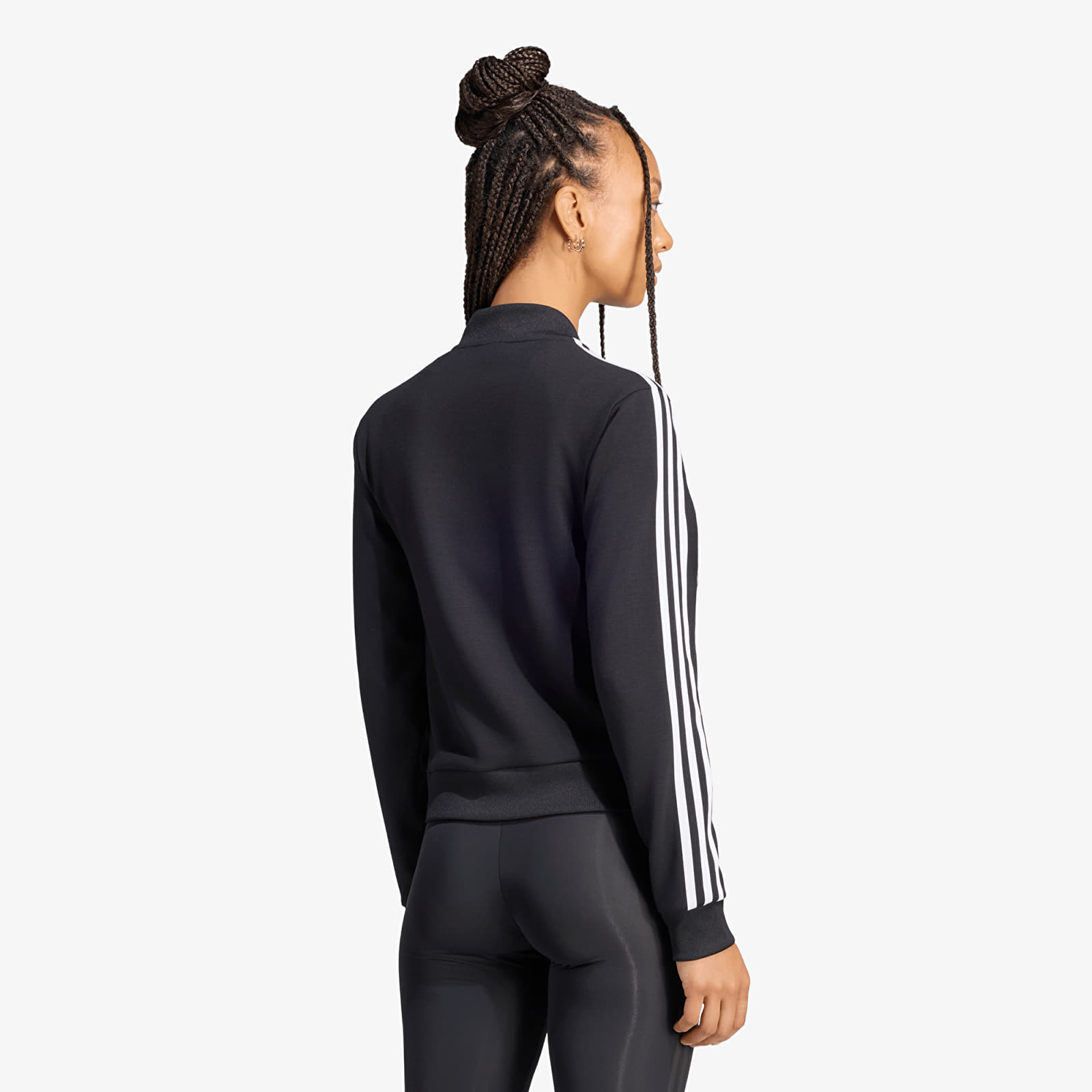 Dukserice adidas Adiluna Season 2 Wrap Around Sstr Track Top Black