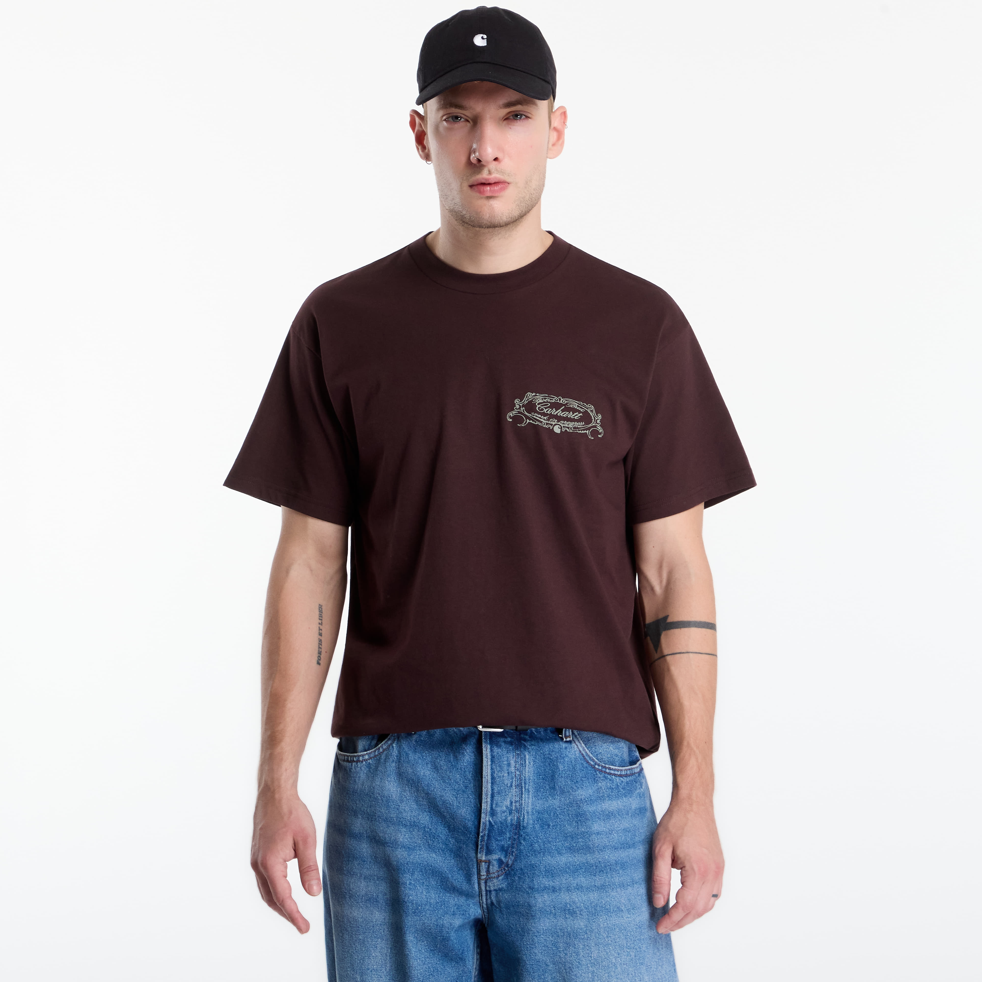 T-shirt Carhartt WIP S/S Chez WIP T-Shirt UNISEX Palisander XL