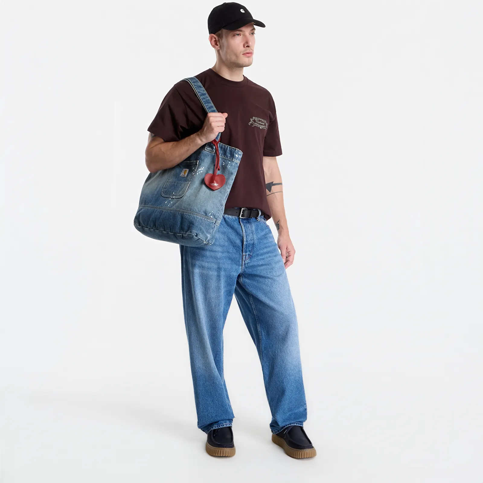 Meeste T-särgid Carhartt WIP S/S Chez WIP T-Shirt UNISEX Palisander