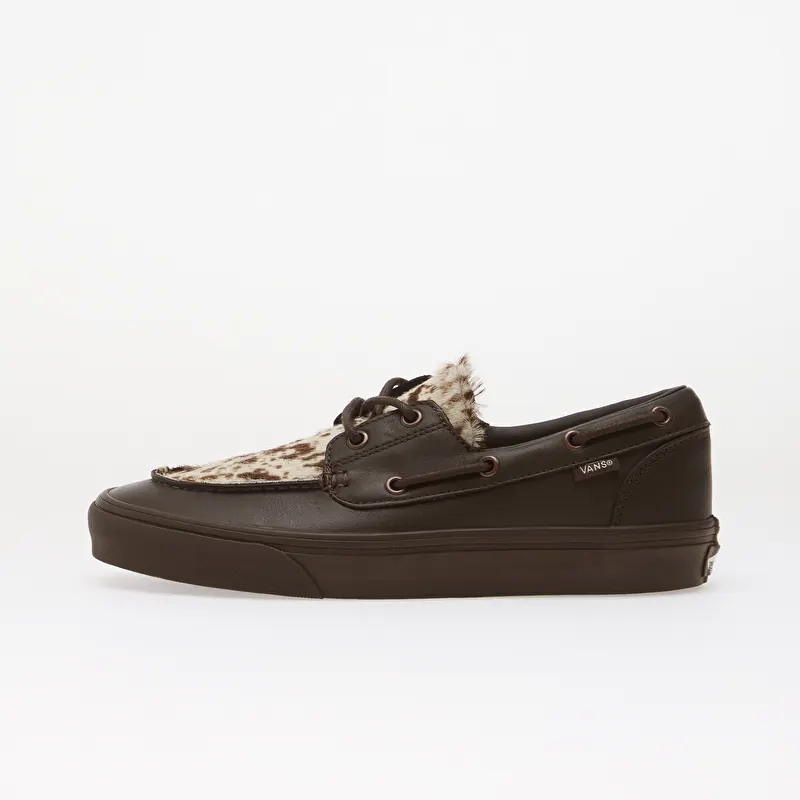 Vans 2-Eyelet Boat Shoe PONY HAIR Dark Brown