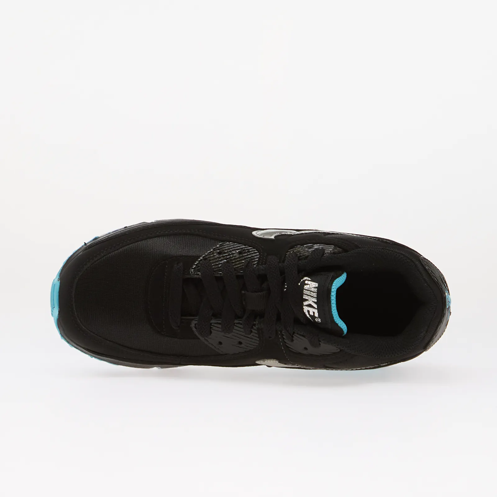 Kids' sneakers and shoes Nike Air Max 90 SE Kids Black/ Chrome/ Gamma Blue/ Ice