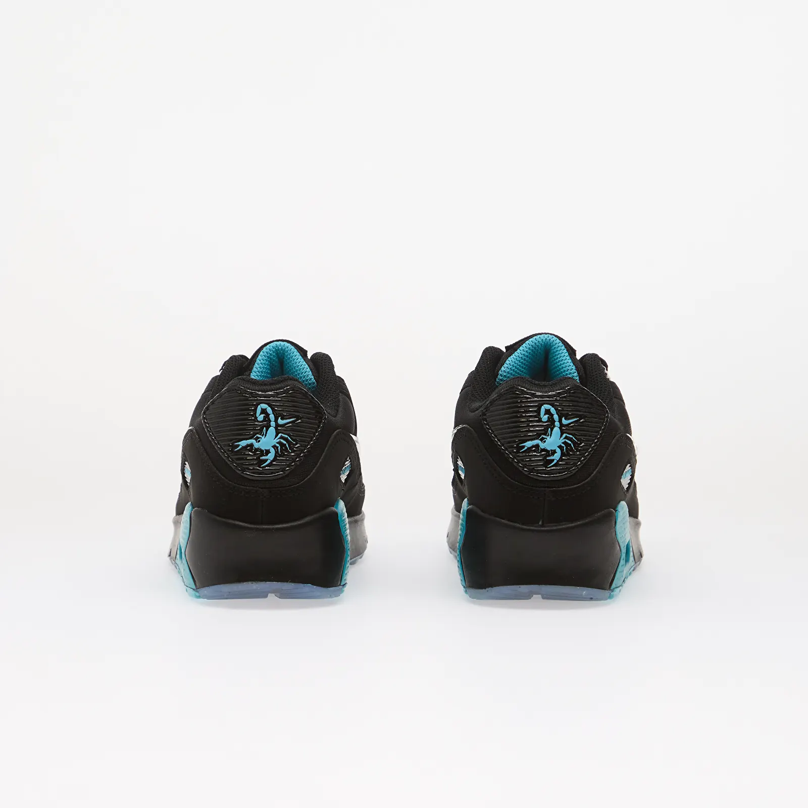 Kids' sneakers and shoes Nike Air Max 90 SE Kids Black/ Chrome/ Gamma Blue/ Ice
