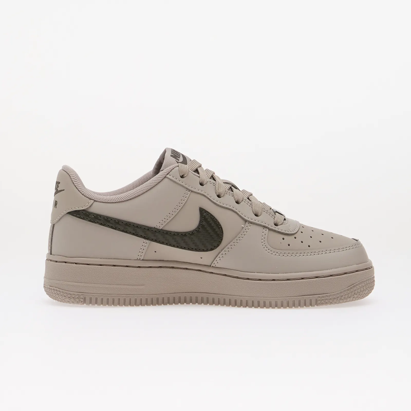 Sneaker und Schuhe für Kinder Nike Air Force 1 Tech Essential Kids College Grey/ Newsprint