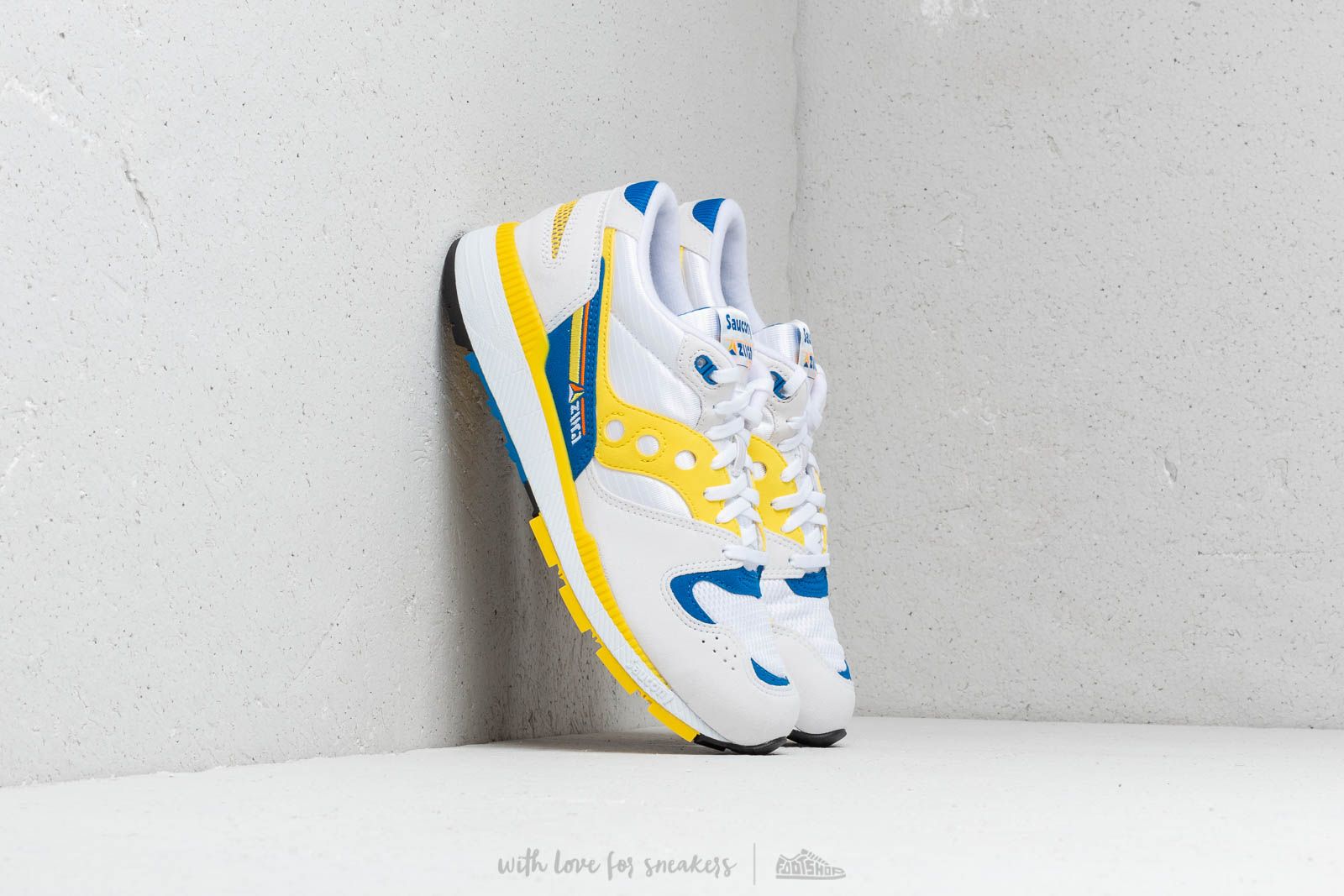Мъжки кецове и обувки Saucony Azura White/ Yellow/ Blue