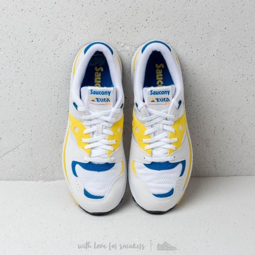 Men s shoes Saucony Azura White Yellow Blue Footshop