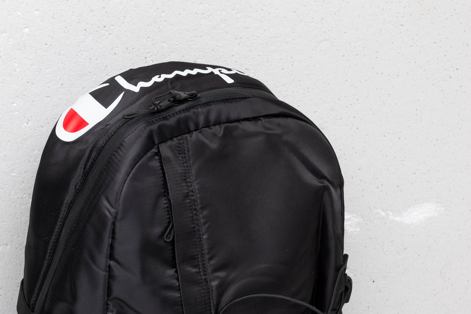 Champion black script logo backpack 2025