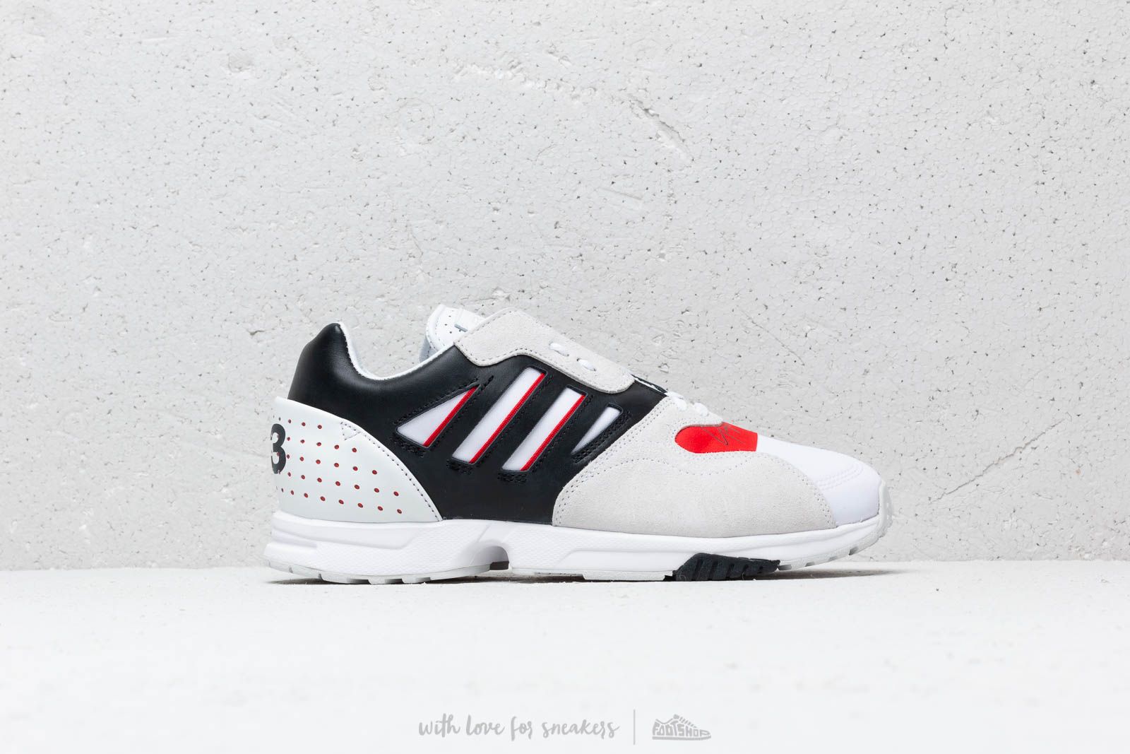 Men's shoes Y-3 ZX Run Ftw White/ Black/ Red | Footshop