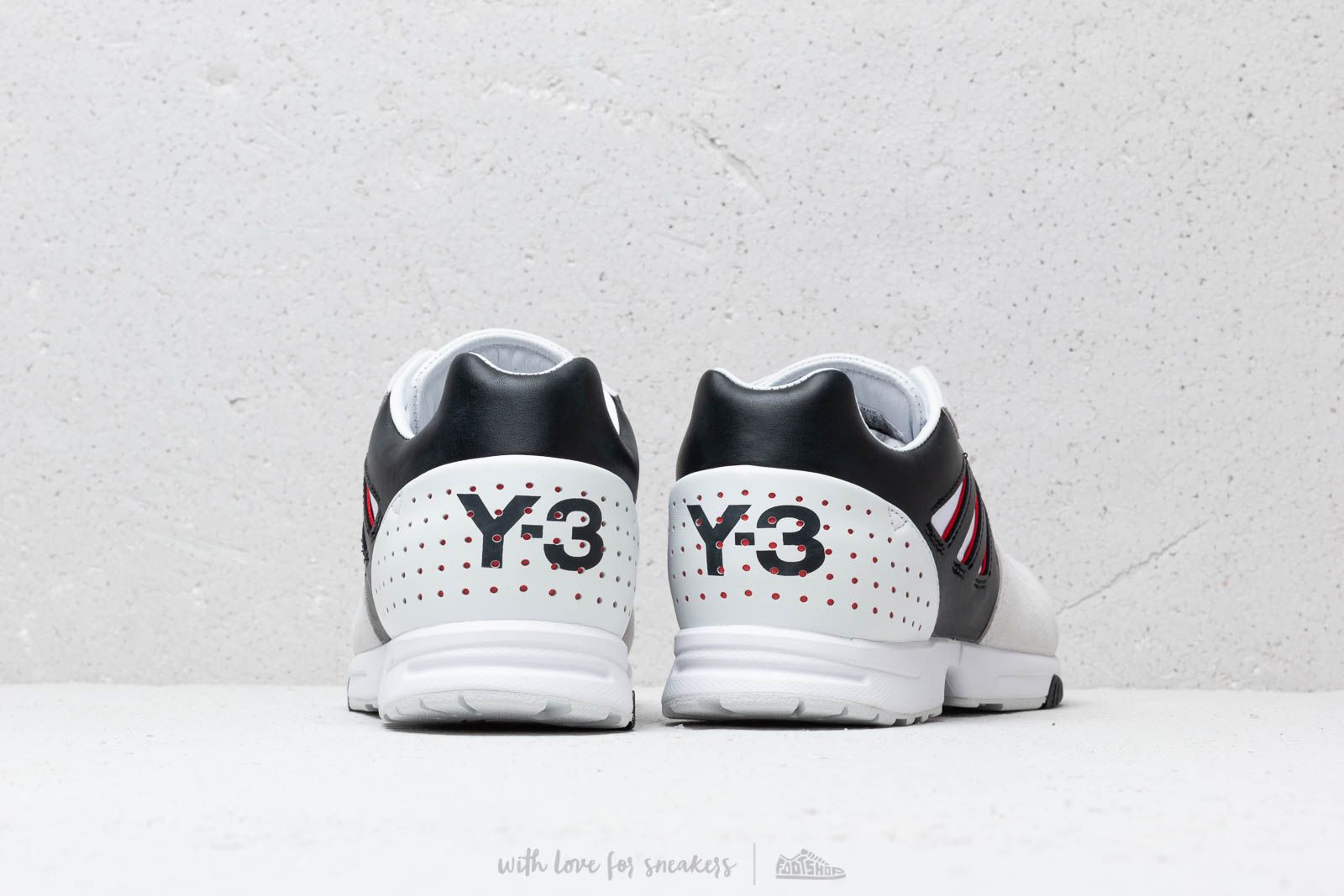 Men's shoes Y-3 ZX Run Ftw White/ Black/ Red