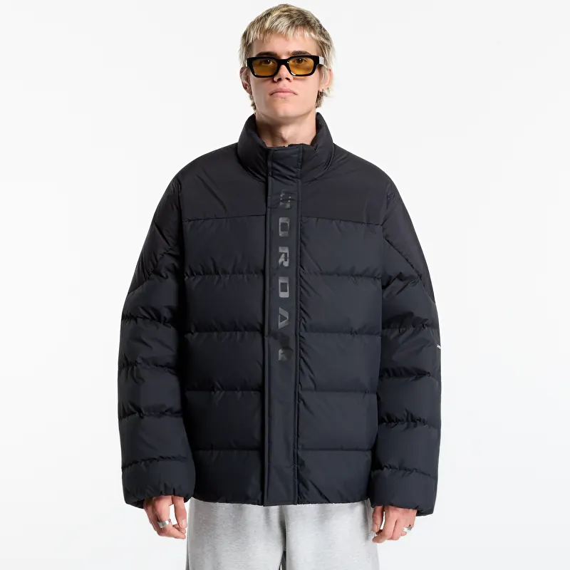 Jakke Jordan Flight Men's Down Puffer Jacket Black/ Black/ Black