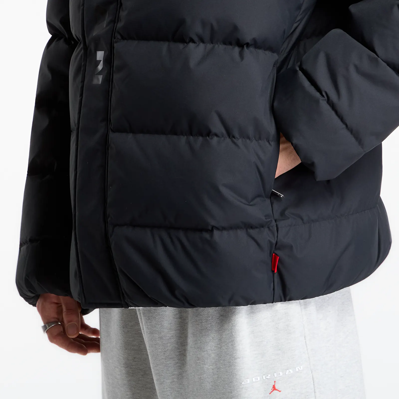 Geci Jordan Flight Men's Down Puffer Jacket Black/ Black/ Black