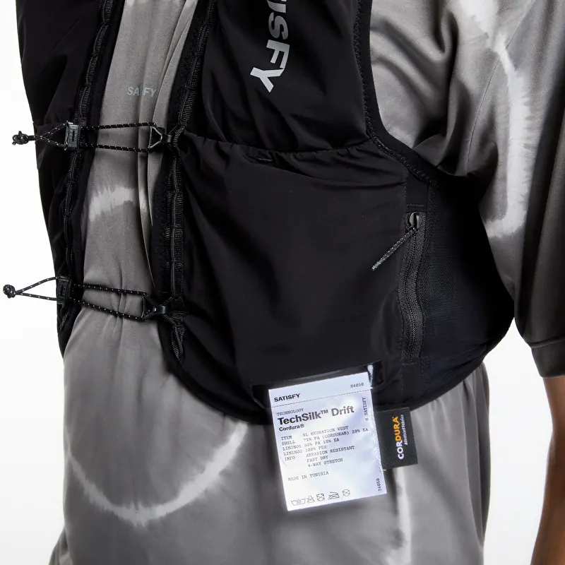 Vests Satisfy TechSilk Drift Cordura 5L Hydration Vest Black