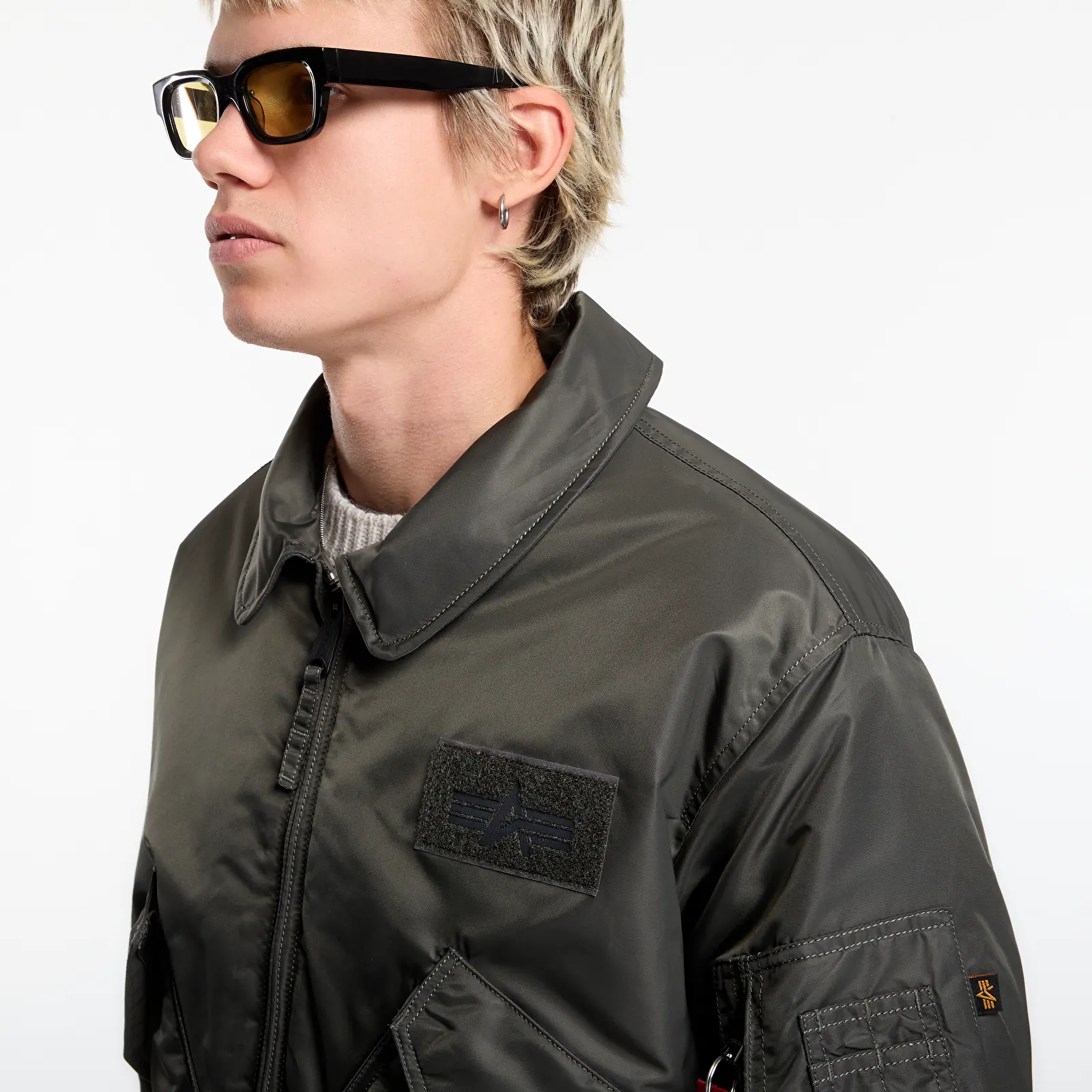 Vestes pour hommes Alpha Industries CWU-45 Heritage Rep. Grey