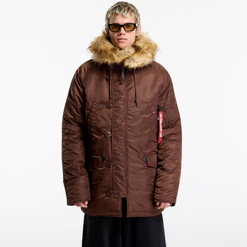 Alpha Industries N-3B VF 59 Vintage Fit Powder Brown
