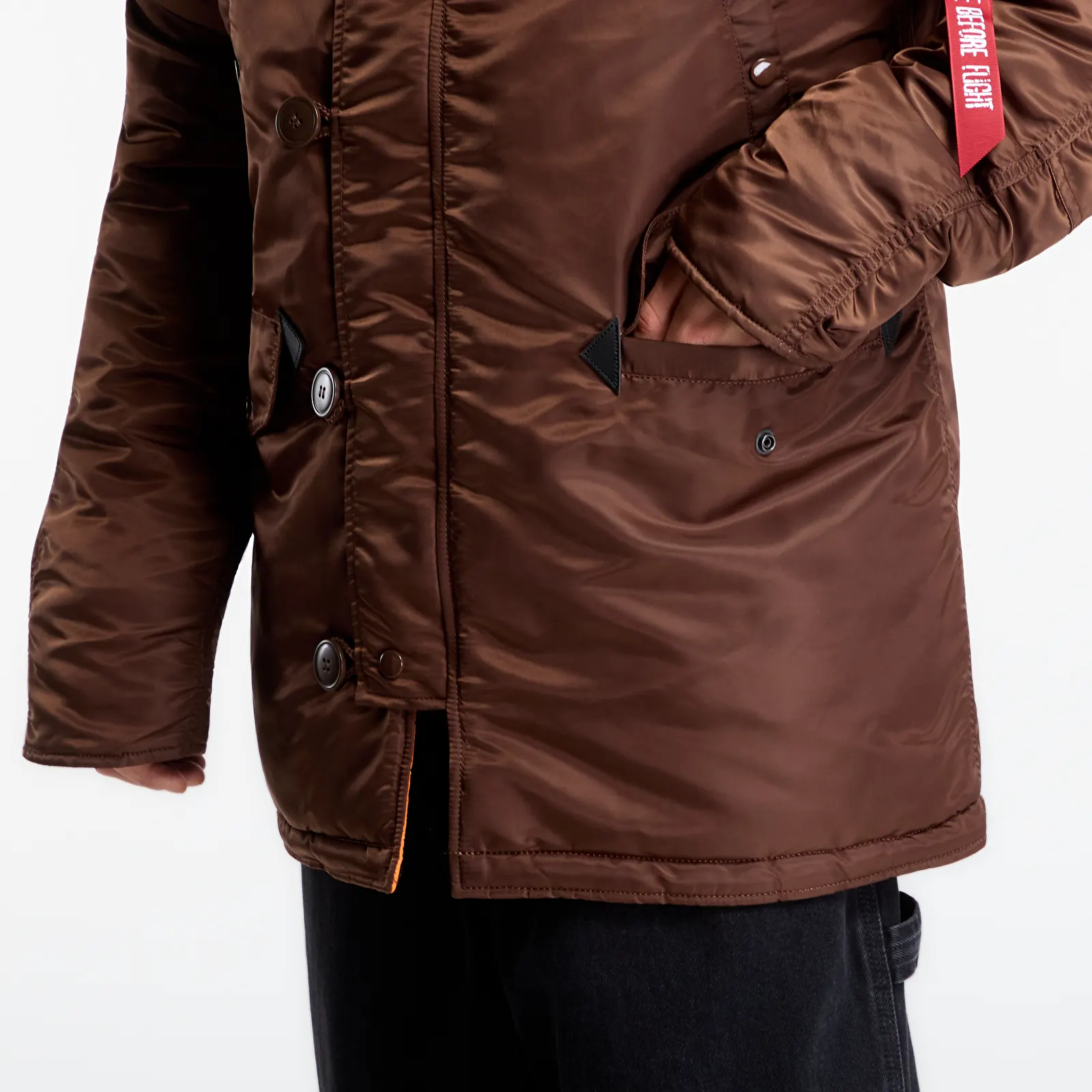 Vestes  Alpha Industries N-3B VF 59 Vintage Fit Powder Brown