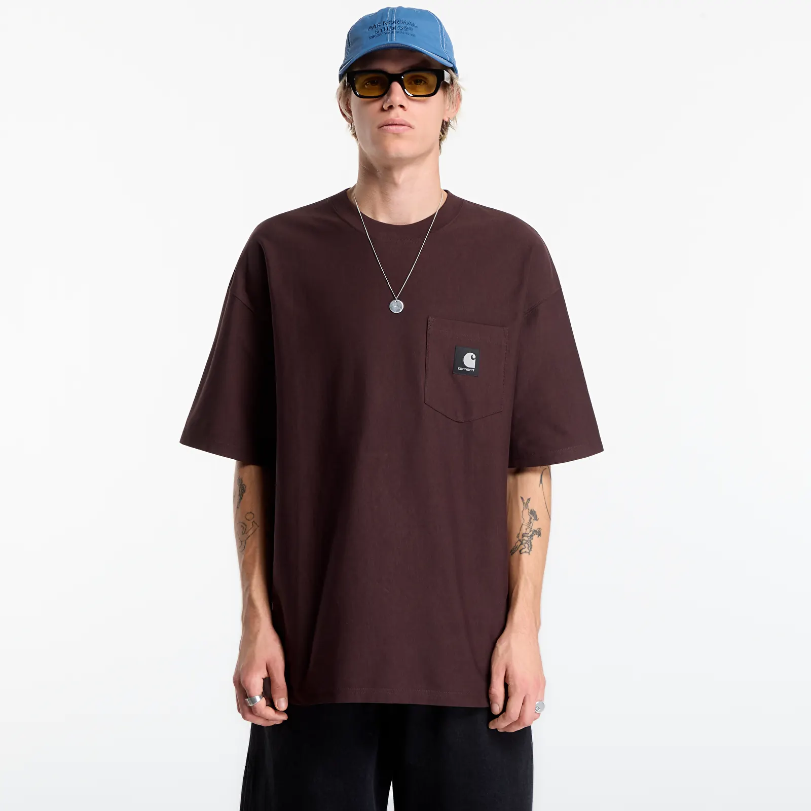 T-shirts  Carhartt WIP S/S OG Loose Pocket T-Shirt UNISEX Palisander