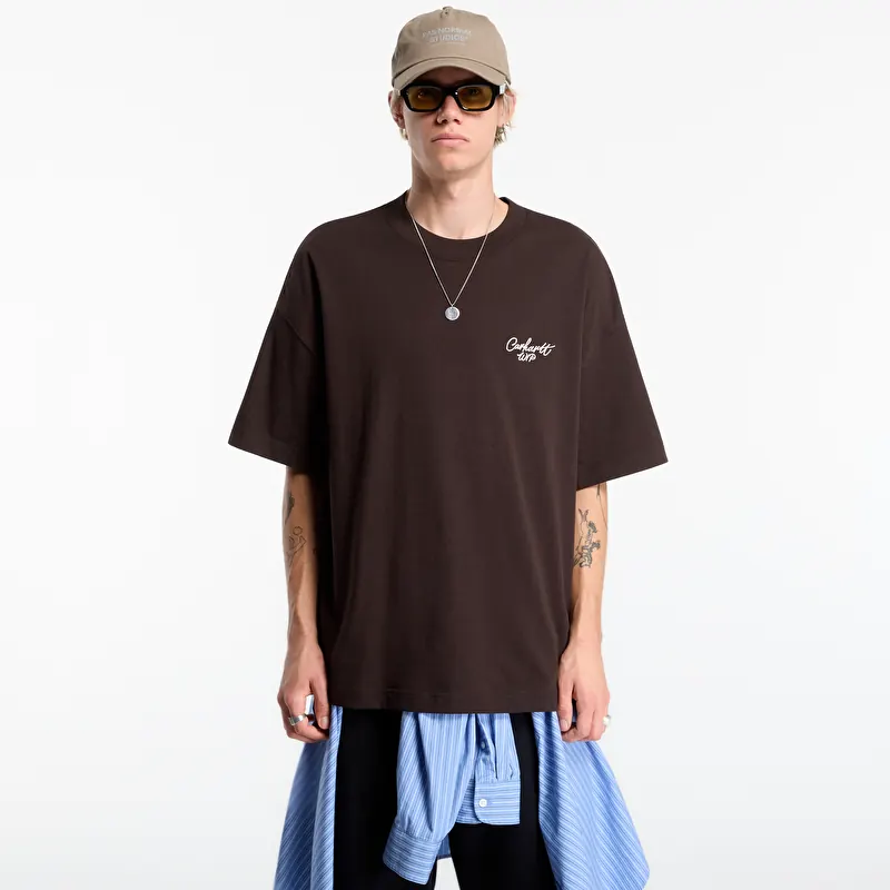 Carhartt WIP S/S Signature Script T-Shirt UNISEX Tobacco/ Natural
