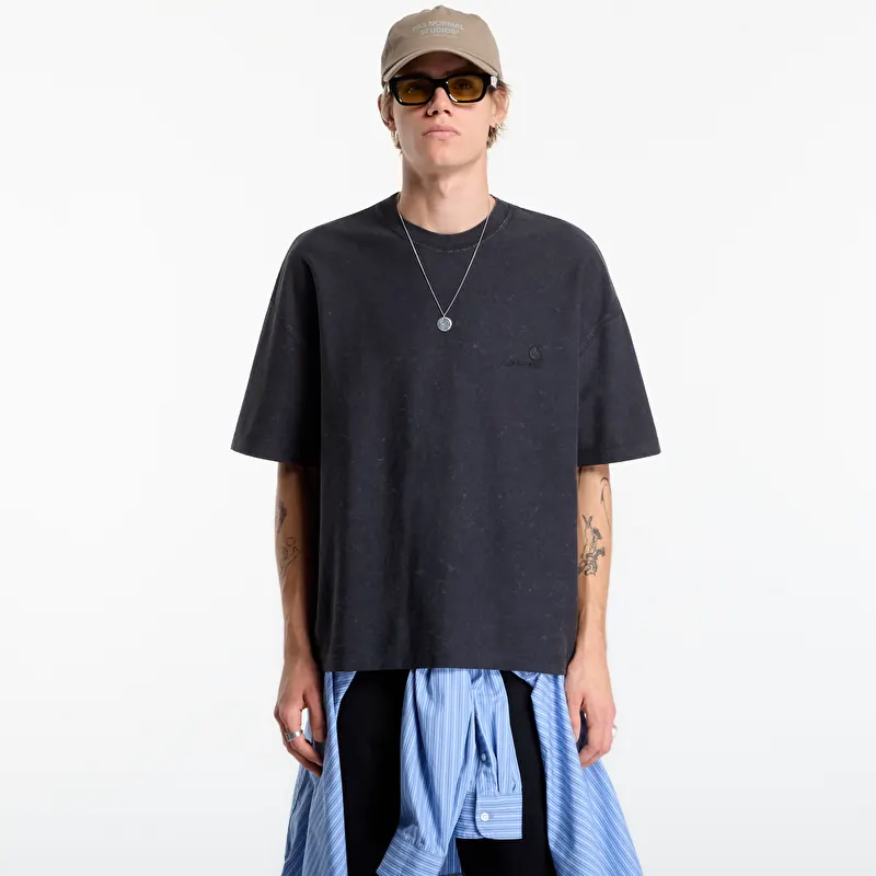 Carhartt WIP S/S Lambert T-Shirt UNISEX Black Moon Wash