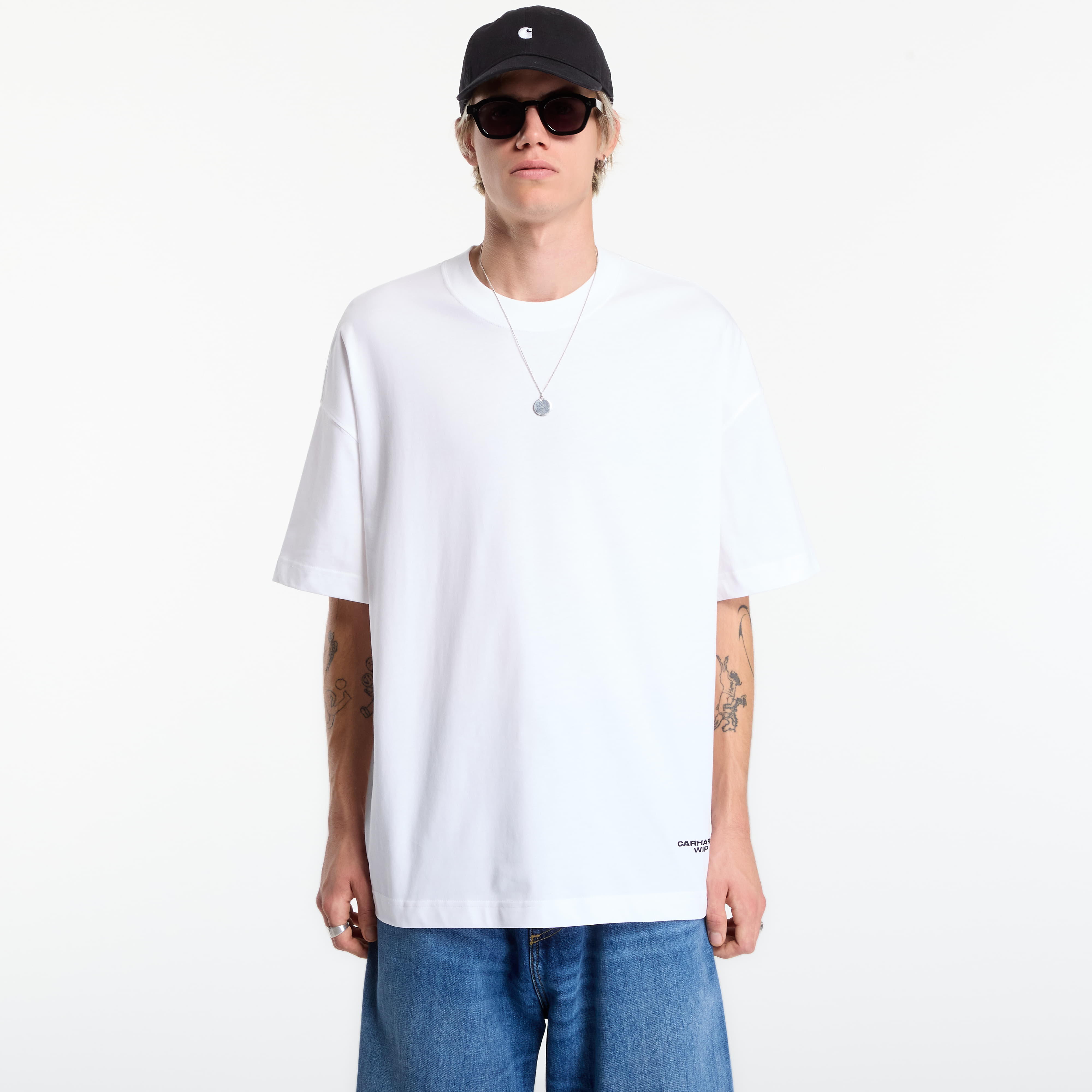 T-shirt Carhartt WIP S/S Chapter Script T-Shirt UNISEX White/ Black S