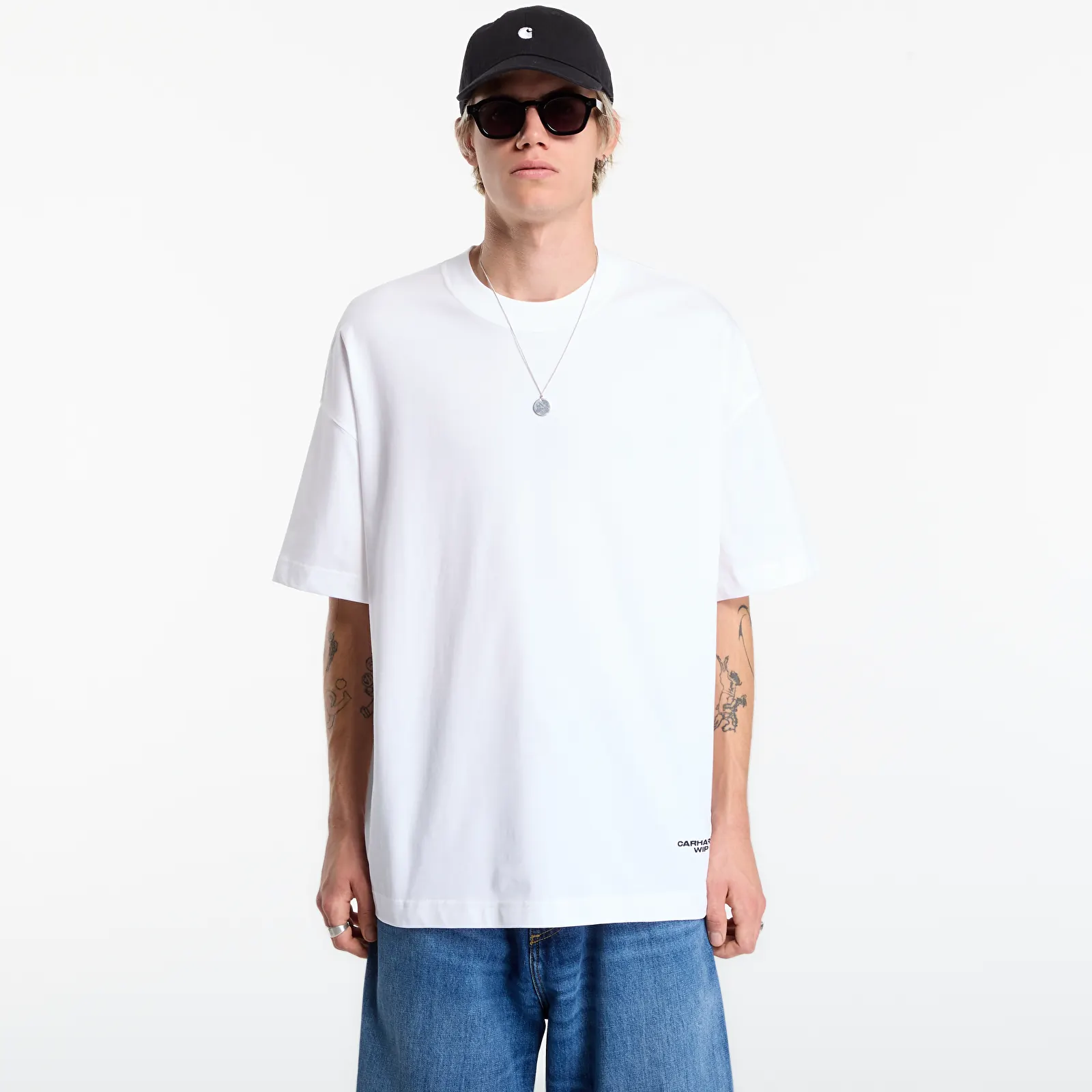 T-shirts  Carhartt WIP S/S Chapter Script T-Shirt UNISEX White/ Black