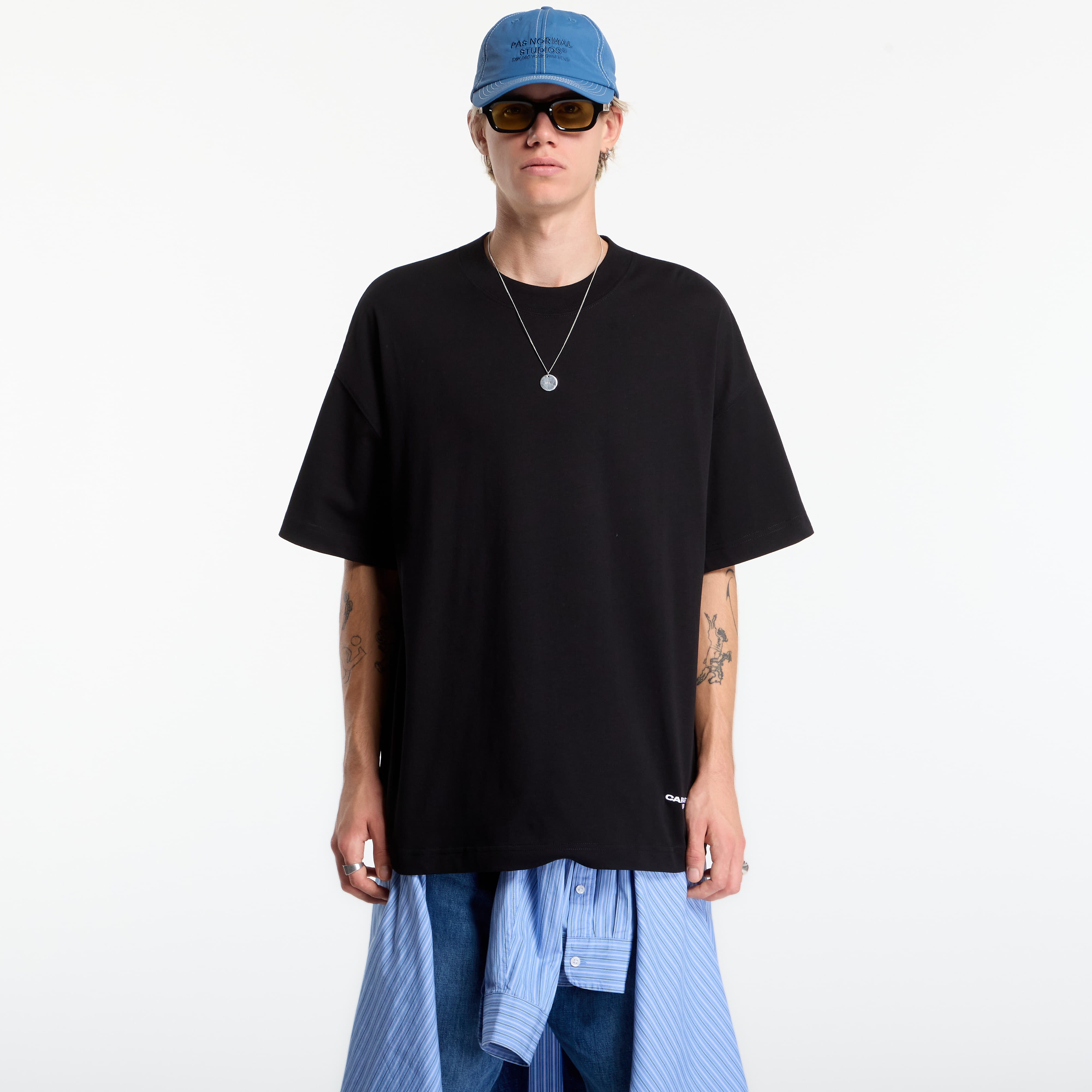 T-shirt Carhartt WIP S/S Chapter Script T-Shirt UNISEX Black/ White L