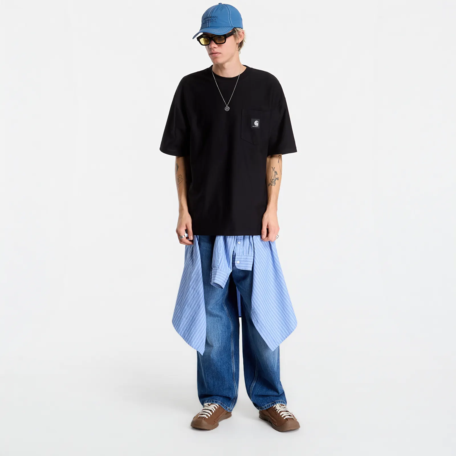 T-shirts Carhartt WIP S/S OG Loose Pocket T-Shirt UNISEX Black
