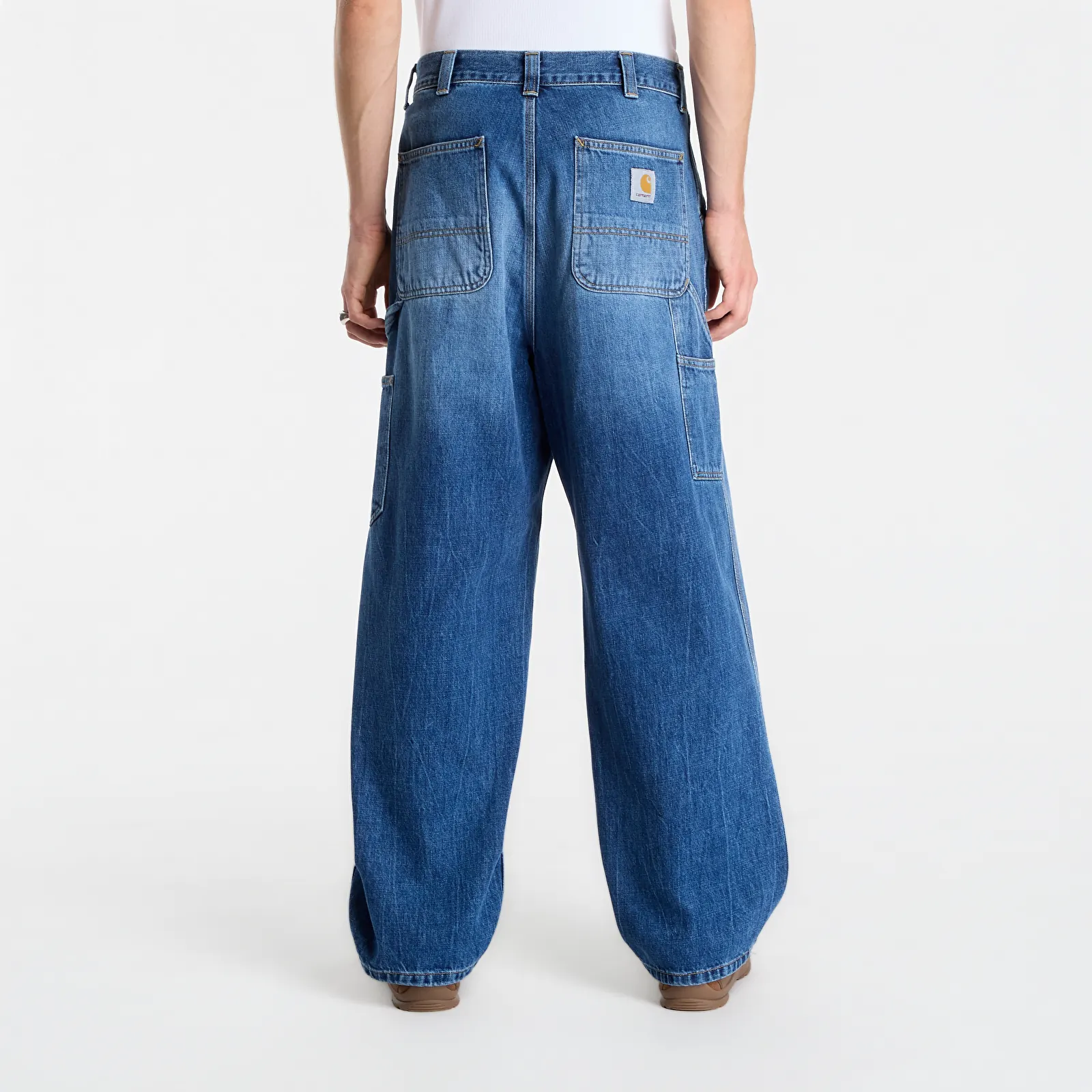 Jeans Carhartt WIP OG Single Knee Pant Blue Marble Used Wash