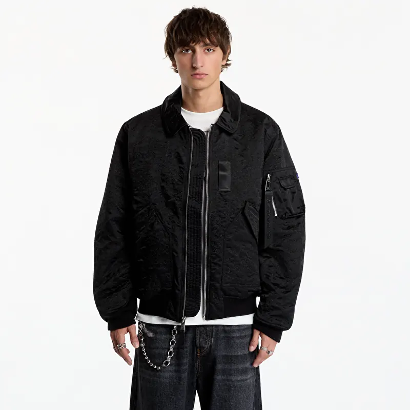 Jacke Alpha Industries CWU-45/P Camo Embroidery UV Black