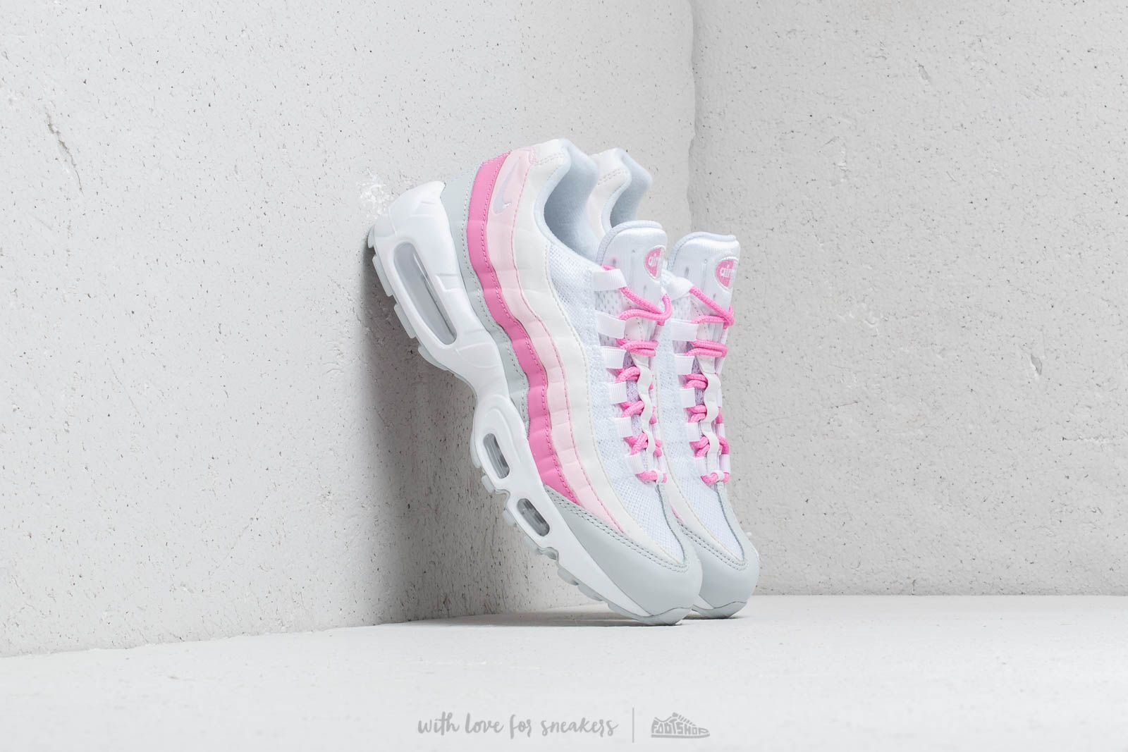 Zapatillas mujer Nike W Air Max 95 Essential White/ White-Psychic Pink-Pure Platinum