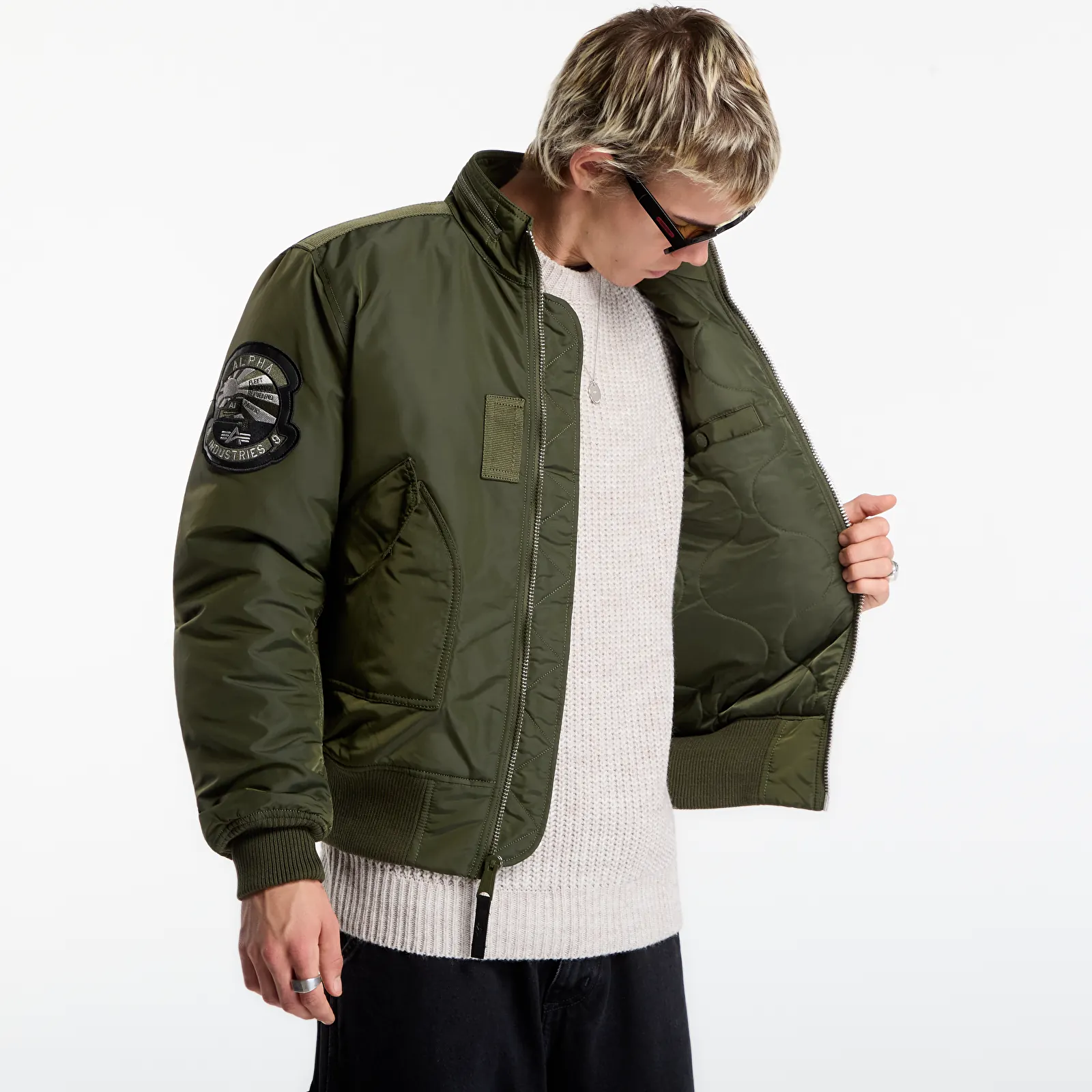 Jackets Alpha Industries Engine Dark Green/ Dark Green