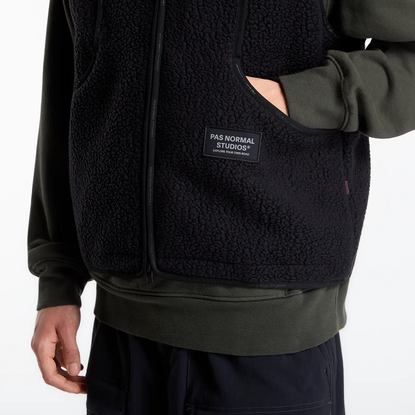 Γιλέκα Pas Normal Studios Off-Race Pile Fleece Vest Black