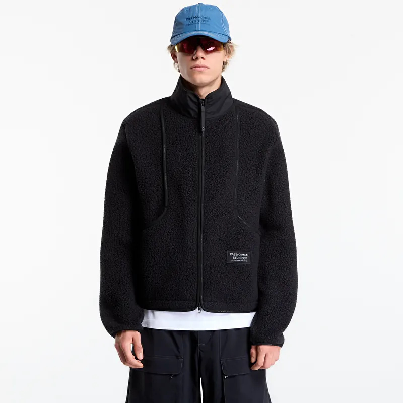Jacke Pas Normal Studios Off-Race Pile Fleece Jacket Black