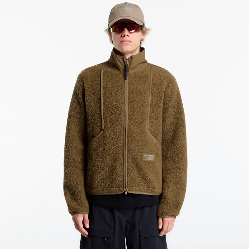 Jacke Pas Normal Studios Off-Race Pile Fleece Jacket Deep Olive