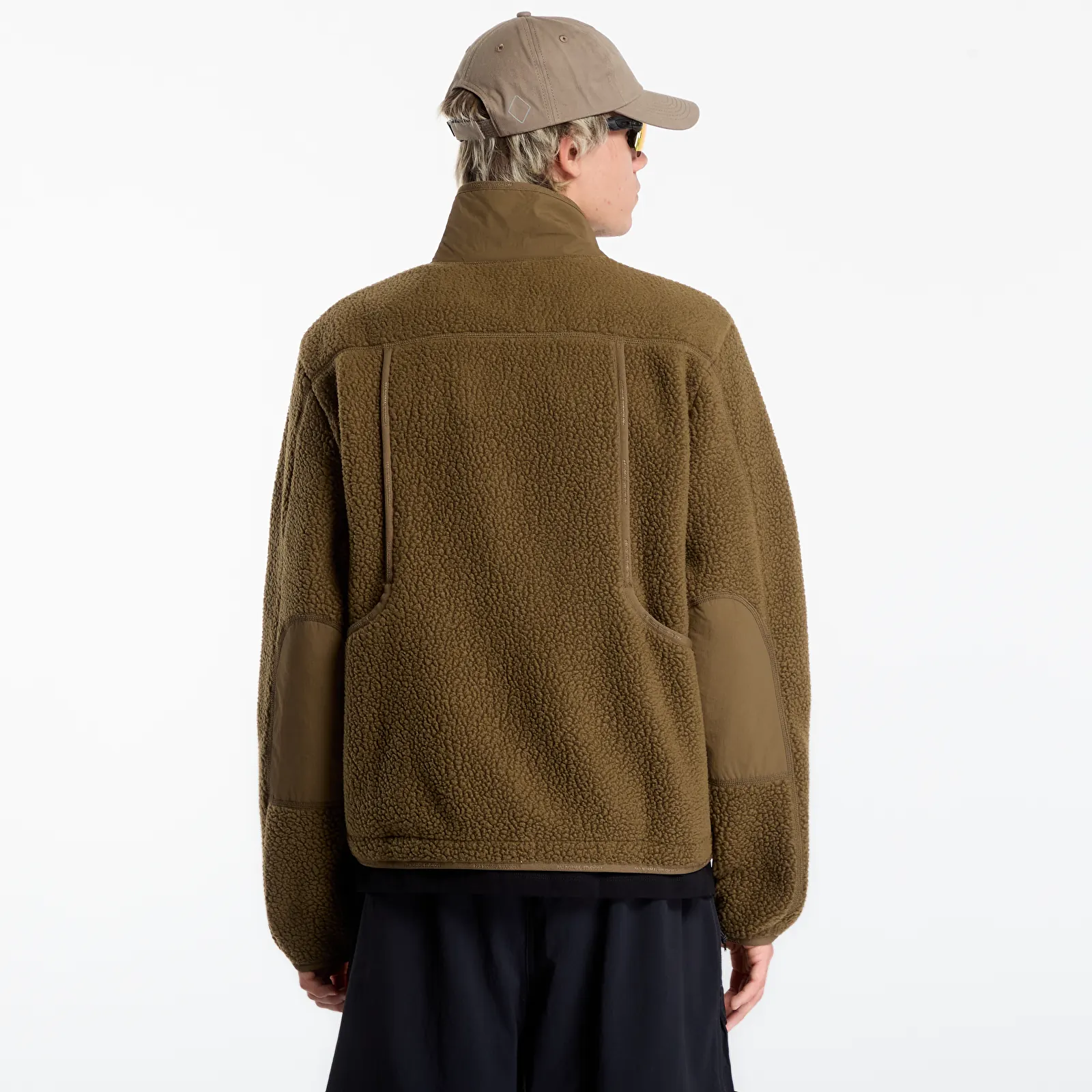 Jassen Pas Normal Studios Off-Race Pile Fleece Jacket Deep Olive