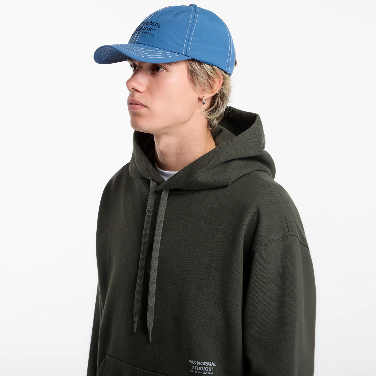 Hoodies and sweatshirts  Pas Normal Studios Off-Race Hoodie Dark Olive