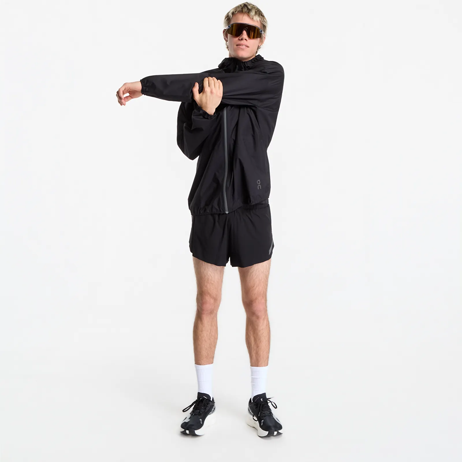 Pánské větrovky On Explore Lightweight Waterproof Jacket Black